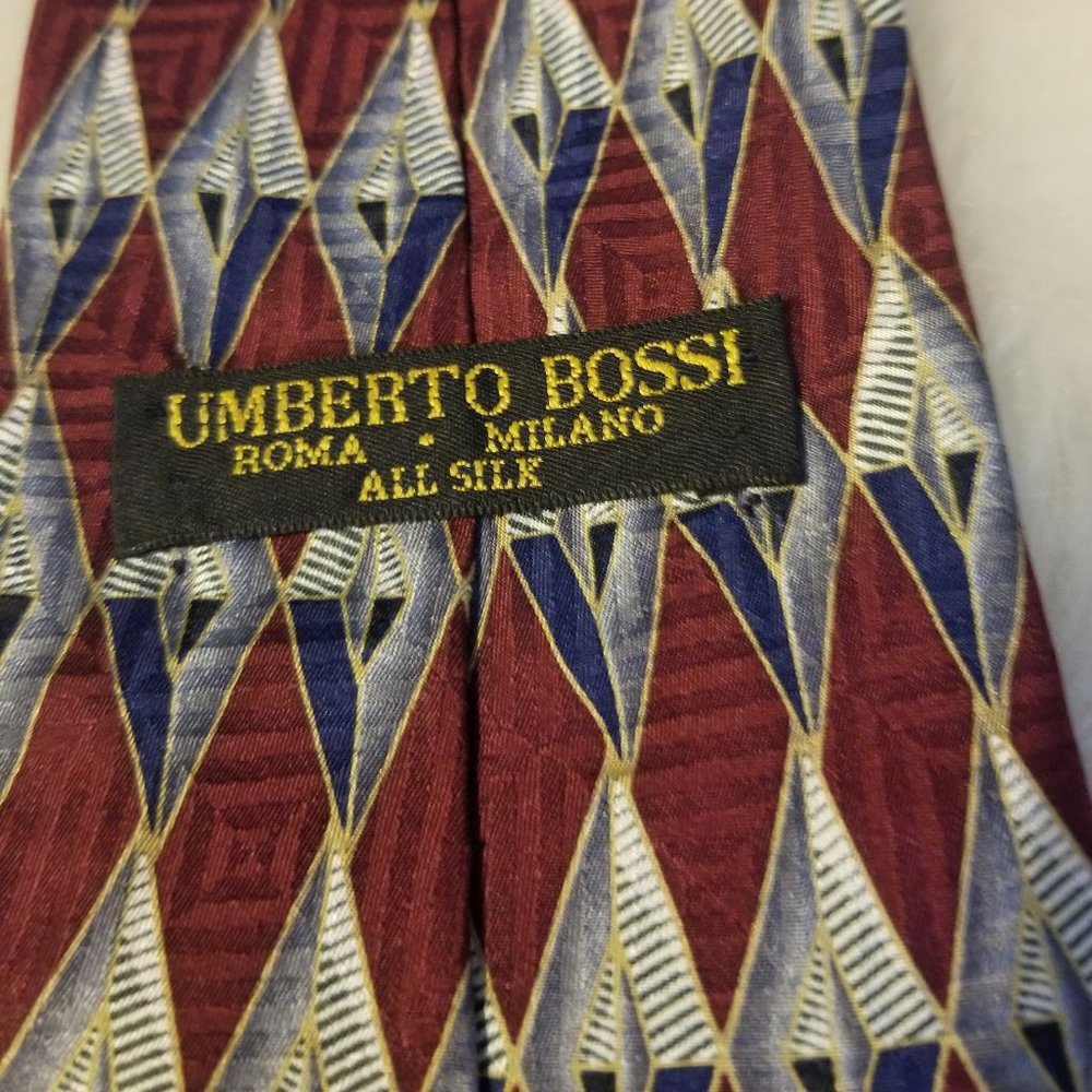 Umberto Bossi All Silk Handmade Tie - Picture 3 of 4